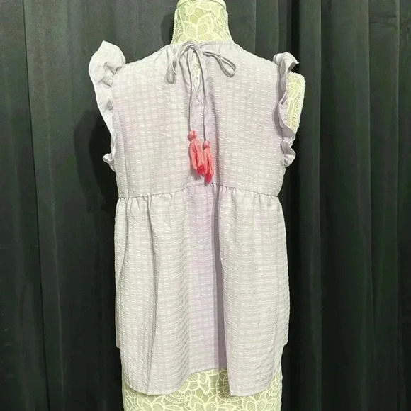 THML Embroidered Sleeveless Top - Picture 4 of 9